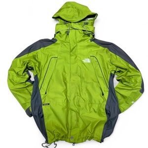 Vintage the North face summit series green and grey double jacket